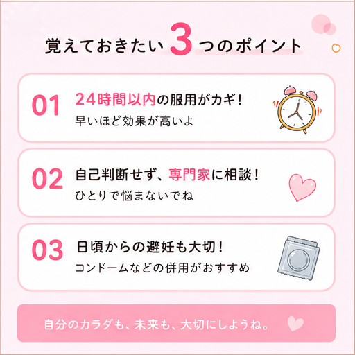 覚えておきたい3つのポイント